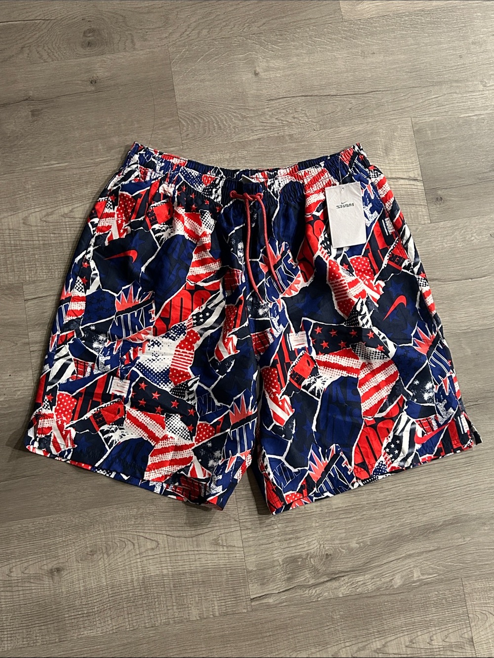 NIKE | Mens Swim Trunks XL 9" VOLLEY AMERICANA SHORTS